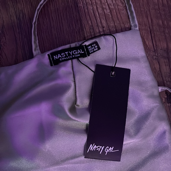 Nasty Gal green tie crop top - Picture 3 of 3